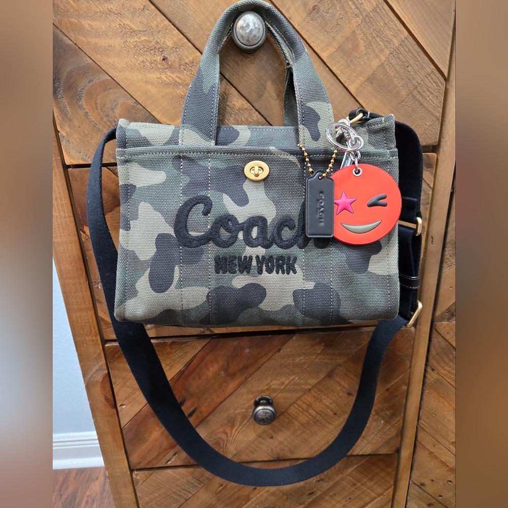 Coach Cargo Field Tote 26 Camoflauge +
